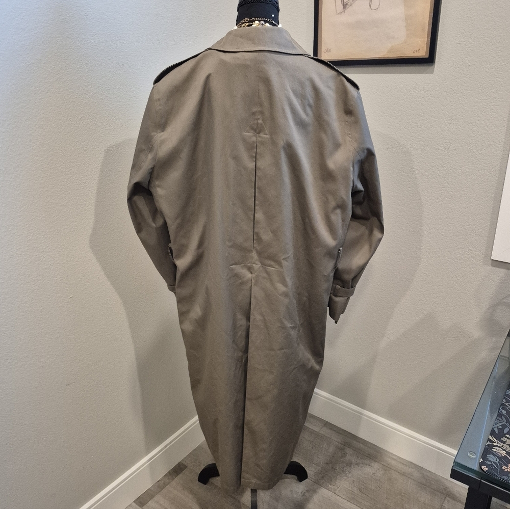 Vintage Bottany 500 Classic Trench Coat With Zippet Lining Size 44 - XL/L - Picture 10 of 16
